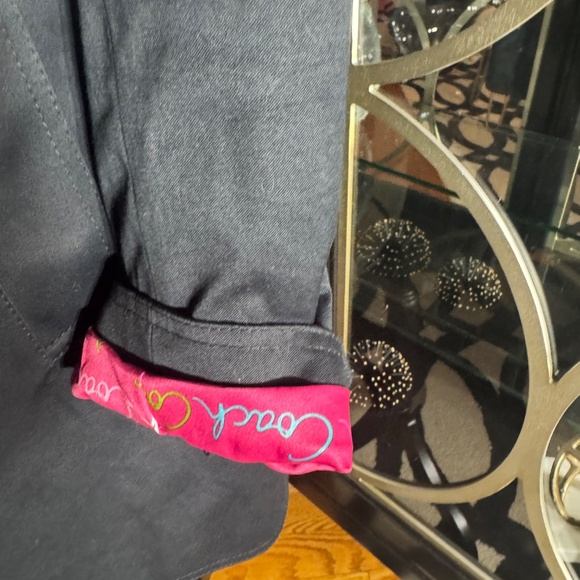 Coach Black 3/4 Trench Pea Coat - Picture 5 of 8